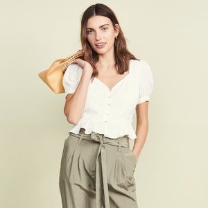 J.O.A. Ivory Blouse